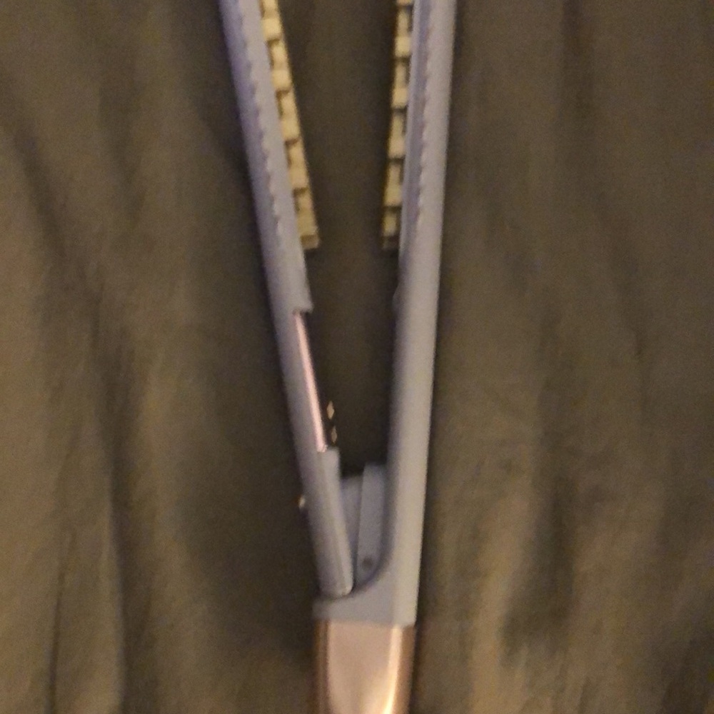 Brand new purple and Silver Hair Crimper and Straightener